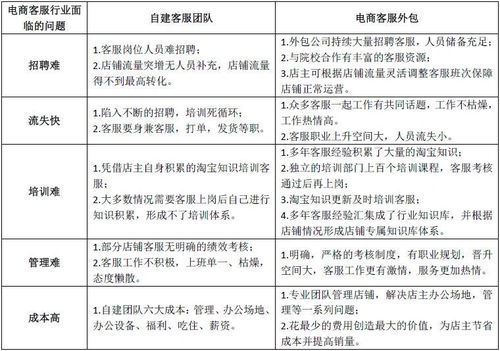 自建客服團(tuán)隊與外包客服優(yōu)劣勢對比分析